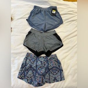 Bundle! Nike shorts, Northface shorts, blue shorts